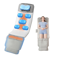 Tapis de massage à compression d'air pour le corps entier avec chauffage multi-zones et enveloppement complet des jambes et des pieds pour la maison, vente en gros, OEM