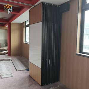 65/85/100mm acustici hanno motorizzato la parete mobile che piega il muro mobile divisorio, parete divisoria scorrevole mobile della sala del banchetto dell'hotel - Product Image 1