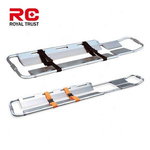 Kualitas tinggi lipat aluminium Aloi Rumah Sakit sekop lipat perlengkapan tandu dengan sabuk pengaman - Product Image 3