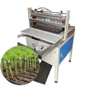 Máquina automática de semeadura de sementes para mudas, bandeja de sementes, semeadora de sementes de plantas e flores de tabaco