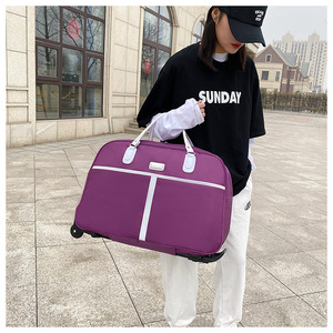 Customized Large Capacity Luxury Vintage <strong>Suitcase</strong> Travel Set Oxford Material <strong>Light</strong> Weight Fashionable Stylish Trolley Bags - Product Image 6