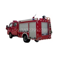 Japon 1suzu FOTON 4x2 bois forêt incendie camion de sauvetage éclairage feu tendre 2000 litres 5 portes mini camion réservoir d'incendie