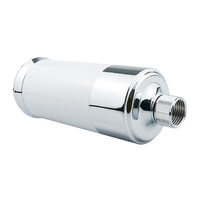 Filtre de robinet de douche purifier l'eau dure KDF supprimer les substances nocives bactéries pommeau de douche de salle de bain cartouche de charbon actif