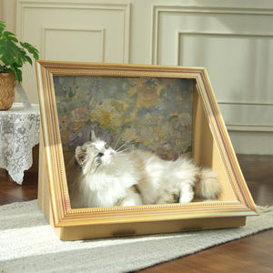 Griffoir pour <span class=keywords><strong>chat</strong></span> en peinture à l'huile, style rétro classique, durable, pratique, créatif, artistique et décoratif pour intérieur, pour espace de repos - Vente en gros - Product Image 3