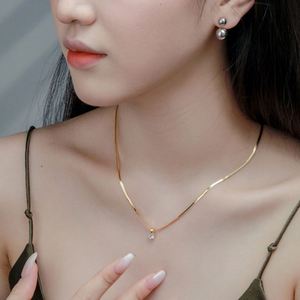 Dylam Metallic Style Customised 5A Cubic Zircon <b>Herringbone</b> 925 Sterling Silver 18K Gold Coating Wedding Pendant <b>Necklaces</b> - Product Image 3