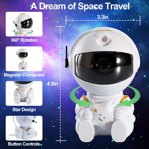 Vendita calda astronauta luce notturna proiettore <span class=keywords><strong>Galaxy</strong></span> Baby astronauta proiettore stellato luce prezzo più economico luci notturne per i bambini - Product Image 2