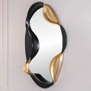 Creativo oro antiguo decorativo moderno decoración del hogar accesorios de lujo interior pared plata mirros - Product Image 5