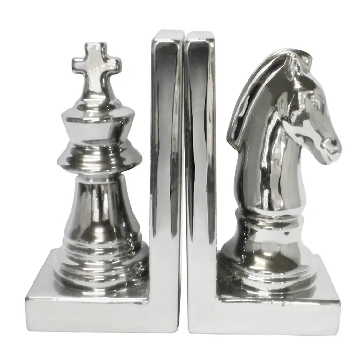 Silver Bookends