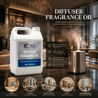 Huile parfumée longue durée inspirée des hôtels de luxe, personnalisable OEM/ODM, pour diffuseur de parfum HVAC, huile aromatique pour climatiseur.