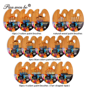 Palette de dessin pour adultes, pinceaux à aquarelle, ensemble de pinceaux professionnels en nylon pour artistes, avec palette pour la <span class=keywords><strong>peinture</strong></span> acrylique - Product Image 5