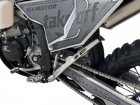 Moto tout-terrain 2 temps monocylindre refroidie par eau 300cc style GX MAGURA, 6 vitesses, carburateur PWK38, moyeu de roue CNC 50T arrière