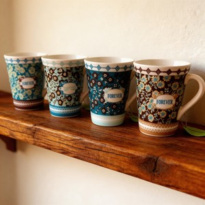 Fabricant chinois de tasses en céramique de 11 oz avec décoration florale en forme de V, marque HARVIT, origine Shandong, vente en gros de tasses à café - Product Image 6