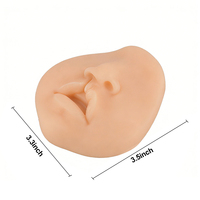 Modèle d'entraînement à la suture des fissures labiales et palatines DARHMMY pour étudiants en médecine, modèle buccal bilatéral grandeur nature pour l'entraînement complet des fissures labiales