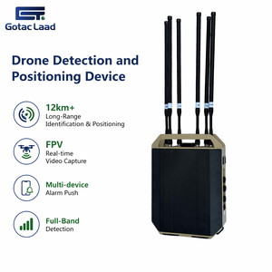 Système de détection anti-drone portable complet avec sac à dos, portée de détection de 10 km, résistant à l'eau, sécurité des pilotes, détection pleine bande avec P - Product Image 3