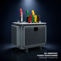 Transformateur à huile S11 200 kVA 11 kV ONAN 50 Hz à faible perte d'énergie, triphasé, économiseur d'énergie