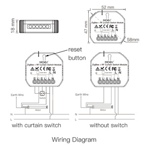 Module d'interrupteur intelligent ZigBee DIY RF433 Tuya pour stores électriques motorisés, <span class=keywords><strong>moteur</strong></span> de <span class=keywords><strong>volet</strong></span> <span class=keywords><strong>roulant</strong></span> - Product Image 6