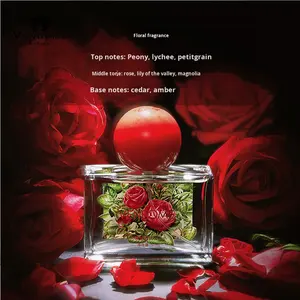 Fangmu Forbidden Rose Spray Profumato Floreale Trasparente Formato Standard Lunga Durata Alta Gamma Fornitura Esclusiva Nuovo Profumo da Donna - Product Image 3