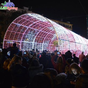 3d уличный большой уличный Рождественский светильник, подъездная дорожка, арочный Туннель времени, украшение для свадьбы - Product Image 6