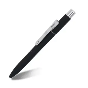 カラフルなバレル特別オフィスサプライヤークリックボールペンプロモーションメタルペン