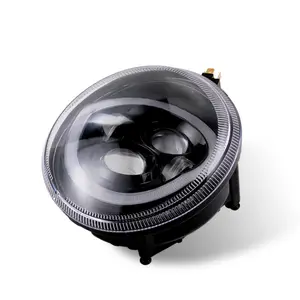 Emark Phê Duyệt Đèn Pha LED Màu Đen Với Vòng Hào Quang Cho Xe Máy Vespa GTS 300