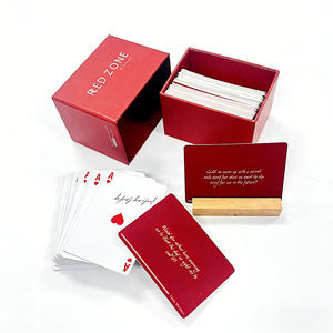 Caja Rígida Personalizada de Papel con Tarjetas de Afirmación Laminadas con Película Impresa en Offset para Conversaciones y Juegos de Pareja - Product Image 5