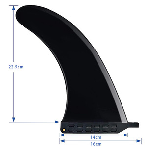 Aleta de surf UPSURF de 9 pulgadas, aleta trasera de PVC, timón grande para tabla de paddle surf, accesorio de equilibrio - Product Image 2