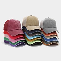 Gorra de Béisbol de Mezclilla de Algodón Lavado con Logotipo Bordado Personalizado, Gorra de 6 Paneles Estilo Vintage, Gorra Trucker con Cierre a Presión