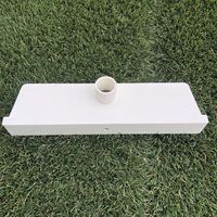 Connecteur d'extrémité pour système de plateau hydroponique en PVC