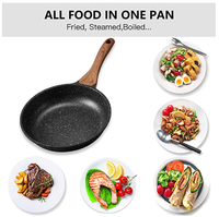 Ensemble de casseroles classiques en aluminium moulé de 7 pièces, revêtement antiadhésif, compatible induction, écologique, poêles à frire pour la cuisine