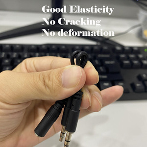 Câbles audio auxiliaires mini micro Y-splitter 3,5 mm 1 femelle vers 2 mâles, câble audio stéréo TRS pour casque, haut-parleur, iPhone, Android, 12 cm - Product Image 4