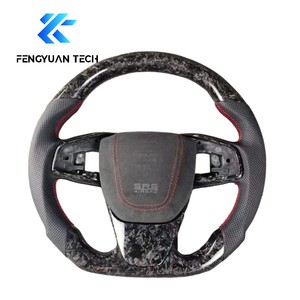 พวงมาลัยแอลอีดีแบบสปอร์ตคาร์บอนไฟเบอร์ปลอมแปลงสำหรับฮอนด้า CRV CRZ 10th Gen <span class=keywords><strong>Civic</strong></span> Type R Fk7 2015 2016 2017 <span class=keywords><strong>2018</strong></span> 2019 2020 - Product Image 1