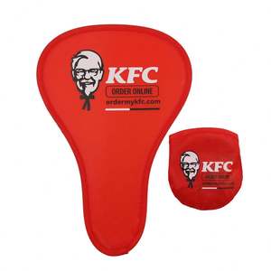 Éventail pliable personnalisé avec logo, en polyester 190T, portable et compact, cadeau promotionnel - Product Image 2