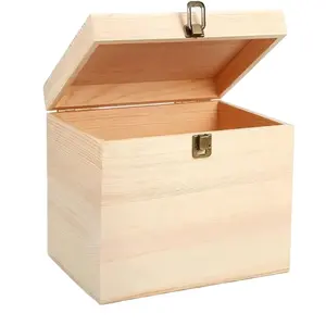 Boîte en bois 20 pièces de bonne qualité, petit prix, vente en gros, spray cosmétique, gravure au Laser, accessoire de découpe, boîte en bois