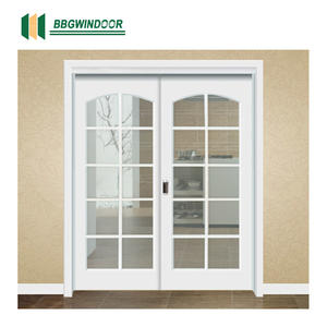 Lukliving, puerta corredera <span class=keywords><strong>de</strong></span> vidrio hermética <span class=keywords><strong>de</strong></span> aluminio <span class=keywords><strong>de</strong></span> alta resistencia, puerta corredera <span class=keywords><strong>de</strong></span> gran vista, <span class=keywords><strong>de</strong></span> puerta <span class=keywords><strong>de</strong></span> barra doble Kits, 8 pies con barra Colonial - Product Image 1