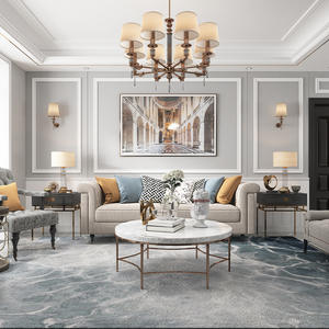 Juego de dormitorio de apartamento de Hotel personalizado de fabricación de China juegos de muebles de madera de habitación de Hotel de lujo de cinco estrellas - Product Image 5