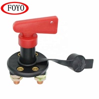 Interrupteur de déconnexion de batterie de marque FOYO, boîtier polyvalent, couvercle à clé, anti-corrosion, pour accessoires de bateau/yacht/kayak/embarcation