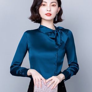 Camicetta Estiva da Donna Traspirante a Collo Alto Tinta Unita Streetwear Leggera Comoda Top alla Moda per Casual - Product Image 1