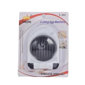 Coupeur d'oeufs durable et compact et portable Coupeur d'oeufs réutilisable en PP à trancher à une pression pour la cuisine - Product Image 1