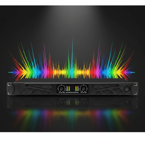 Новый хит продаж: 1U 2*2500 Вт цифровой усилитель класса D, 2-канальная стереосистема с 5-полосным параметрическим эквалайзером и голосовым управлением - Product Image 6