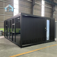 Mobil-home léger, transportable et extensible pour les camps de prospection routière, les bureaux de terrain éloignés et l'hébergement de travailleurs à court terme