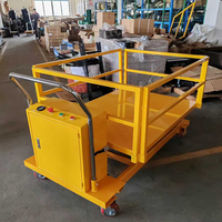 Chariot élévateur à ciseaux industriel, capacité 500-1000 kg, hauteur 0,45-2 m, plateforme de levage hydraulique mobile pour usine