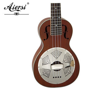 Aiersi marca F agujero 24 pulgadas 26 pulgadas concierto Tenor caoba cuerpo de madera resonador <span class=keywords><strong>ukelele</strong></span> hecho <span class=keywords><strong>en</strong></span> China instrumento musical - Product Image 2