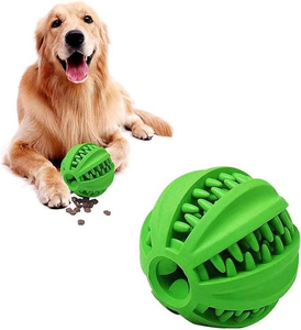 2025 venta al por mayor Ultra <span class=keywords><strong>indestructible</strong></span> limpieza accesorios para mascotas bola cepillo de dientes tratar bola perros comida dispensación entrenamiento masticar Juguetes - Product Image 4