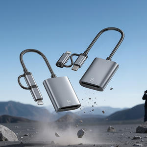 Lector de tarjetas MS <span class=keywords><strong>Memory</strong></span> <span class=keywords><strong>Stick</strong></span> 2017 Duo Lector de tarjetas inteligentes USB externo con soporte OTG para teléfono móvil - Product Image 4