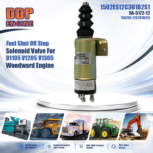 Válvula solenoide de corte de combustible 1502ES12C3U1B2S1 SA-5172-12 1502ES-12C2U1B2S1 para motor Woodward - Product Image 2