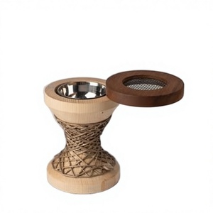 Quemador Bakhoor de madera elegante de alta gama personalizado para Eid festivo, Ramadán y ocasiones decorativas con logotipo personalizado - Product Image 1