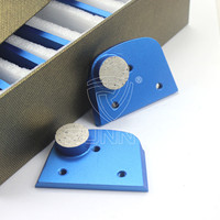 Meules diamantées à changement rapide style Lavina pour ponceuses à béton – Outil de ponçage à segments ronds pour le décapage de revêtements