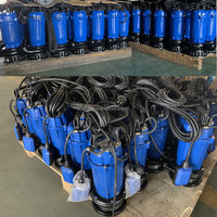 Pompe submersible à coque en aluminium 450W 550W 750W Pompe HS équipée d'un agitateur et d'un carter de pompe en spirale
