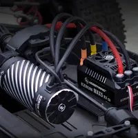 Pièces détachées Hobbywing EZRUN Max5 HV G2 250A ESC sans balais 56118SD Moteur 800KV pour Buggy et Camion Électrique Rofun Rovan Baja 1/5