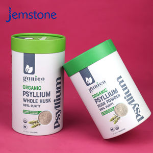 Cilindro de papel de cartón biodegradable personalizado Embalaje de tubo de papel de grado alimenticio Embalaje de tubo de papel Kraft para velas de té - Product Image 1